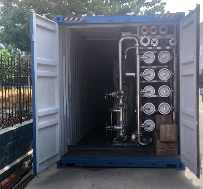 Mobile container type convenient water treatment equipment for sell from Chinese factory ZZ